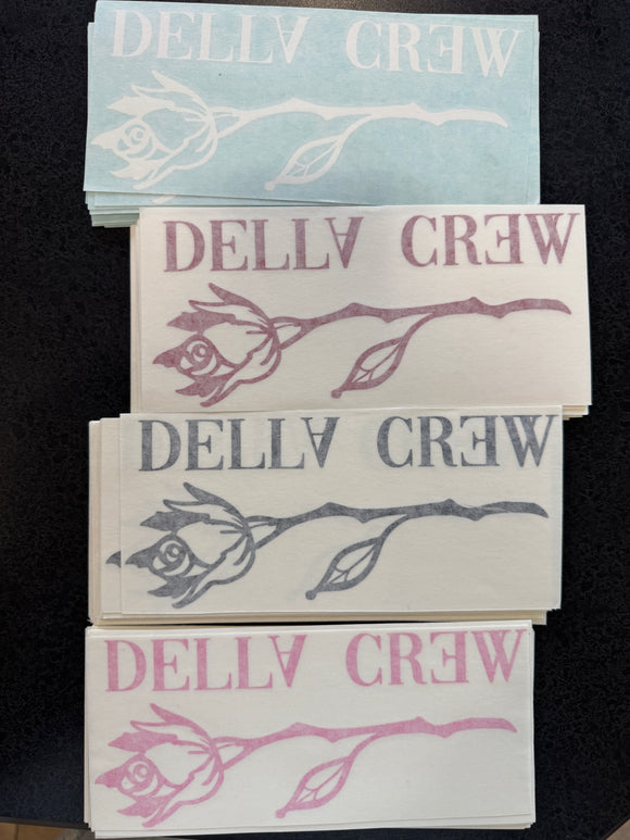 Rose 8” decals