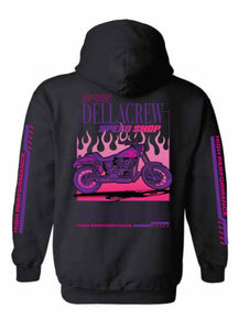 OPIES SPEEDSHOP X DELLA COLLAB Black w/purple Hoodie