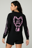 Locked in girlgang long sleeve (Pink)