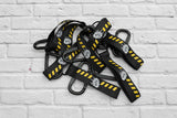Caution Keychain