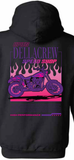 OPIES SPEEDSHOP X DELLA COLLAB Black w/purple Hoodie