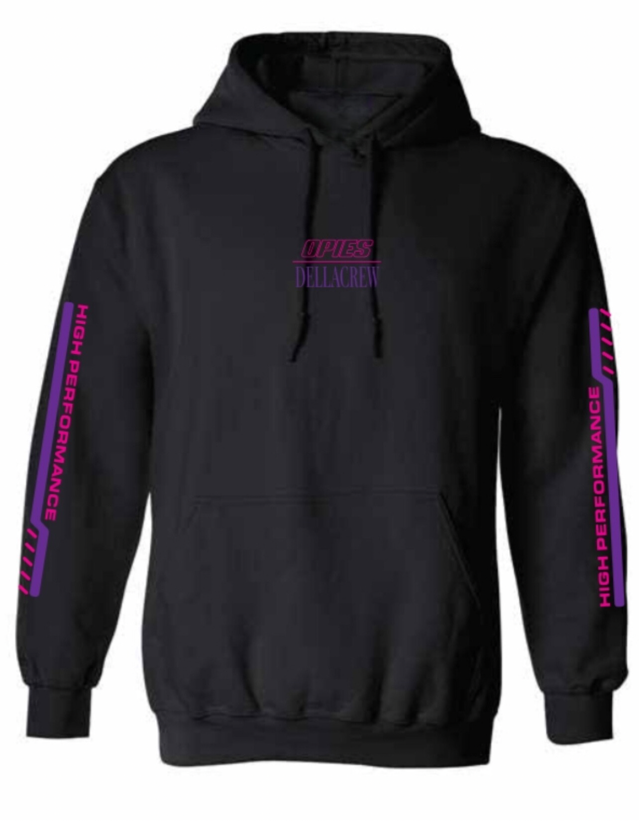 【G-RAP】PSYCHO VERSATILE/IN DA HOOD OPIES SPEEDSHOP X DELLA COLLAB Black w/purple Hoodie – Della